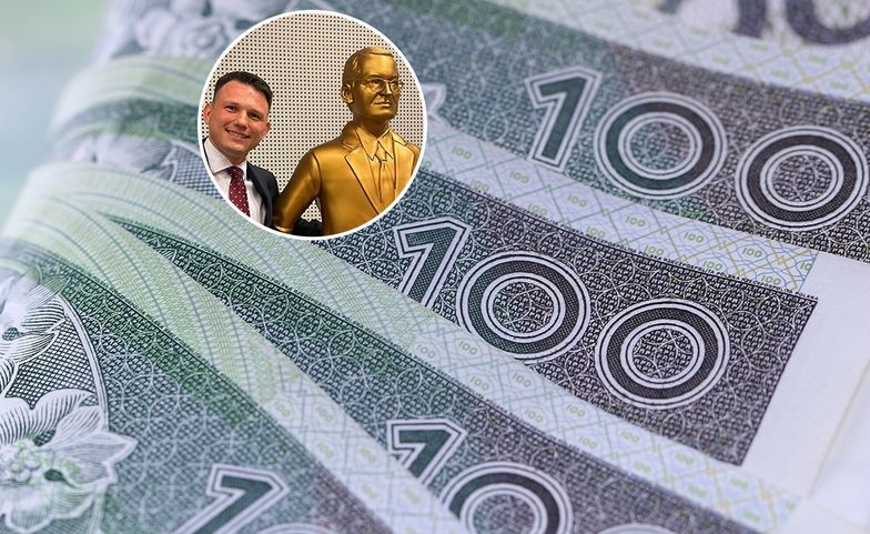 Sławomir Mentzen odliczył złoty posąg Morawieckiego od podatku. "Tak się żyje"