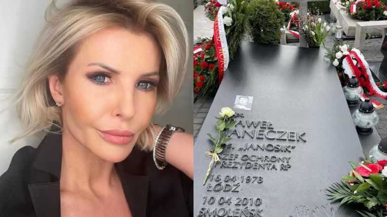 Joanna Racewicz wspomina zmarłego w katastrofie smoleńskiej męża: "Świat już zawsze będzie uboższy, o Twój uśmiech, ciepło dłoni, iskrę w oku" (FOTO)