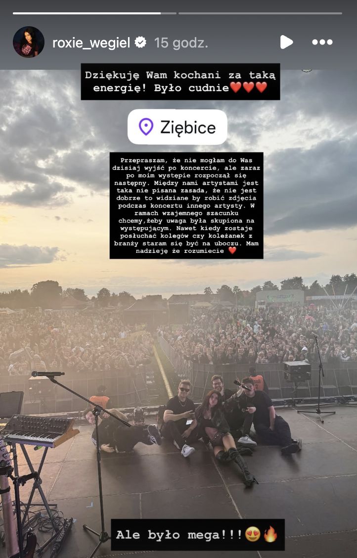 Roksana Węgiel wytłumaczyła się fanom