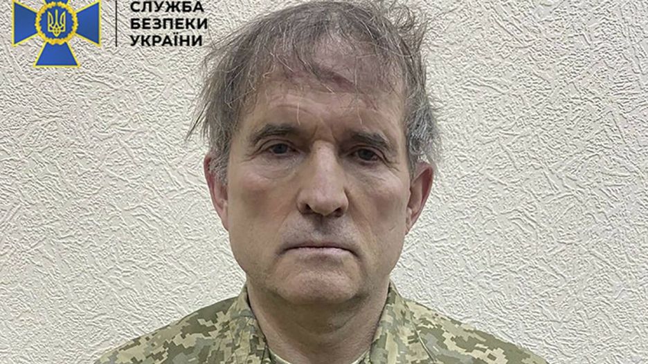 Wiktor Medwedczuk po zatrzymaniu przez ukraińskie służby