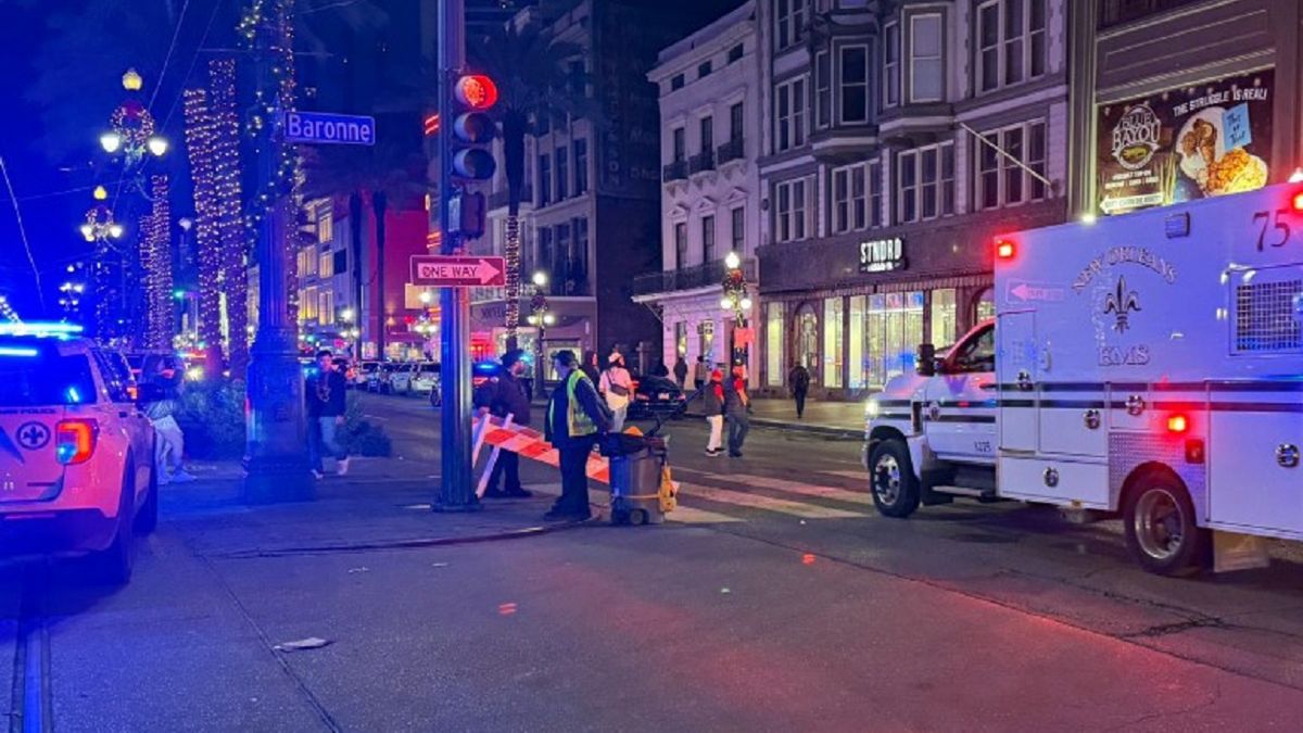 Wypadek w Nowym Orleanie.