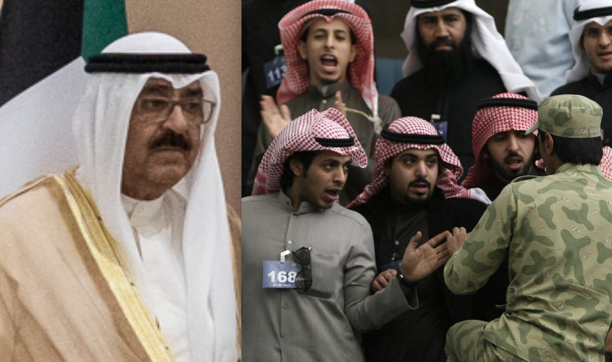 Miszal al-Ahmad al-Dżabir as-Sabah, szejk i emir Kuwejtu, rozwiązał dekretem parlament 