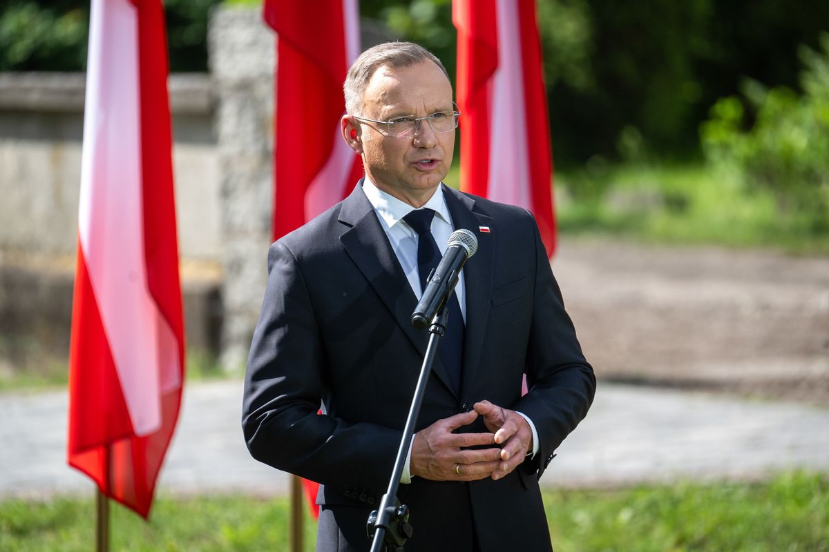 Prezydent Andrzej Duda skrytykował premiera Donalda Tuska