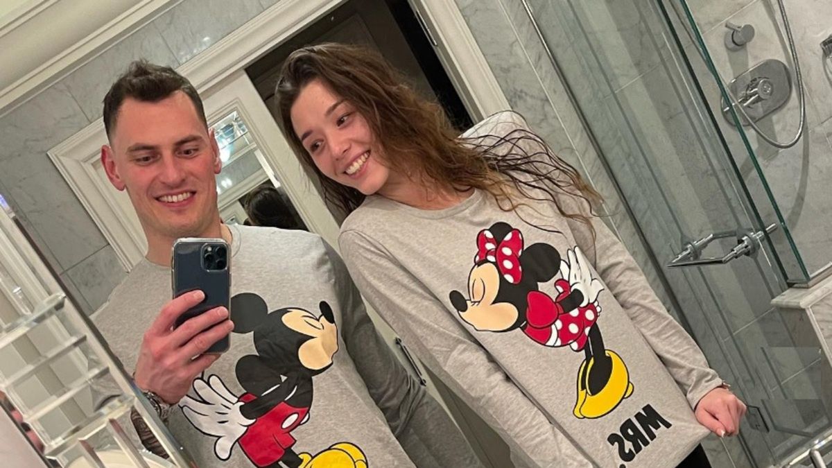 Zbigniew Bartman i jego partnerka Zuzanna Górecka