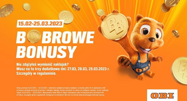 W reklamach OBI wraca brand hero marki - bóbr