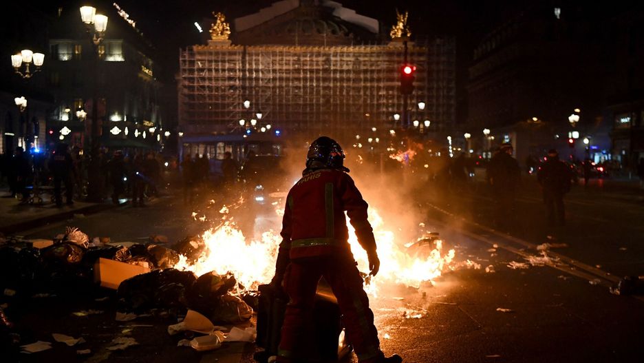 Protesty przeciwko reformie emerytalnej we Francji