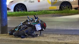 Warszawa: Zderzenie motocyklisty z autem na Rondzie ONZ