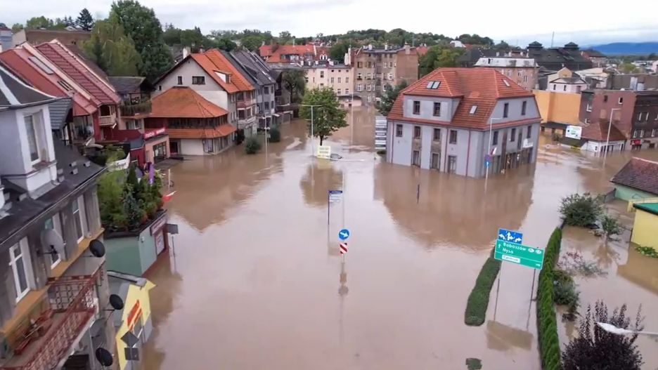 Kłodzk pod wodą