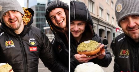 Co za akcja! Siatkarze rozdawali pączki na ulicy