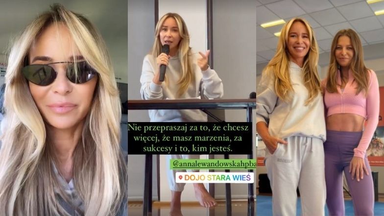 Joanna Przetakiewicz poleciała helikopterem na obóz Anny Lewandowskiej