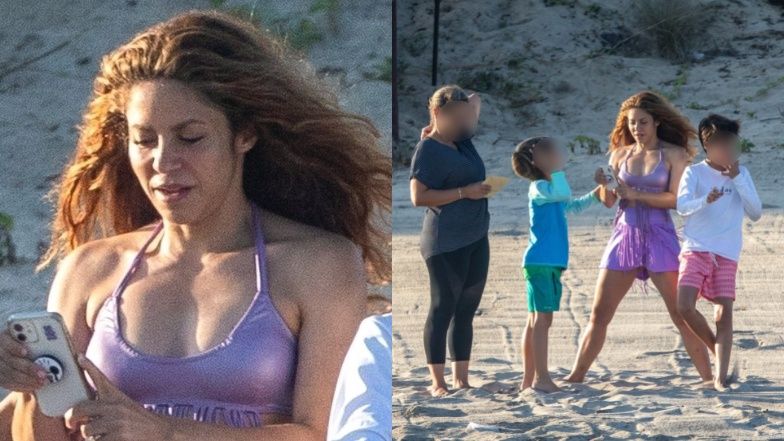 Shakira szaleje z synami na plaży w Meksyku