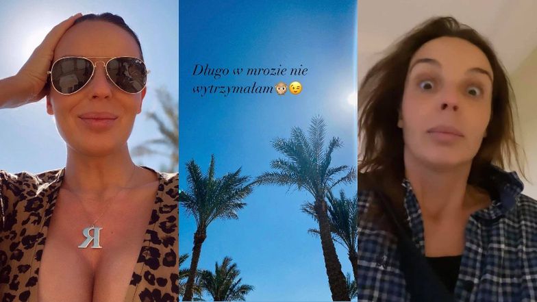 Agnieszka Włodarczyk uciekła przed polską zimą w tropiki