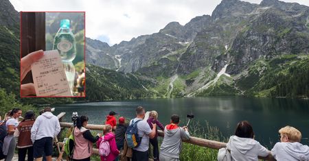 Kupiła butelkę wody w schronisku przy Morskim Oku. Cena zwala z nóg