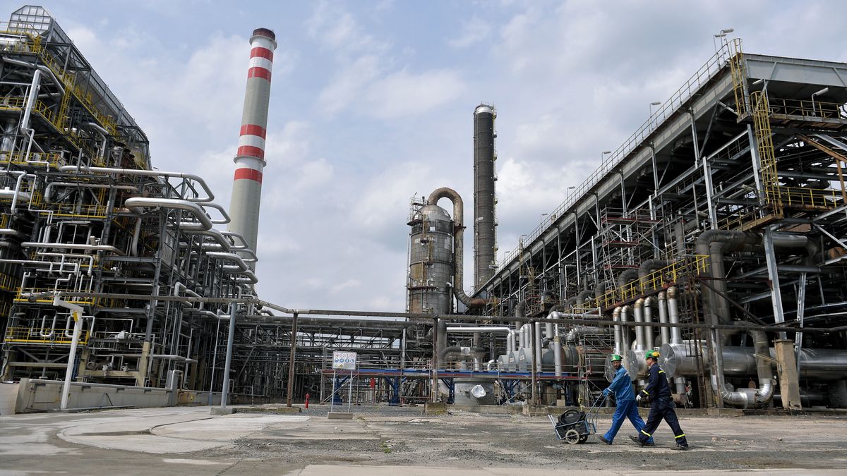 rafineria
Litvinov, Czechy 24.05.2018. Rafineria w Litvinovie, 24 bm.  (sko) PAP/Marcin Obara
Marcin Obara
Czechy, PKN Orlen, rafineria, Unipetrol