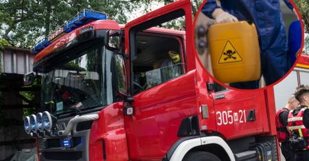Siedlec. Strażacy zabezpieczyli 200 chemikaliów i radioaktywny przedmiot