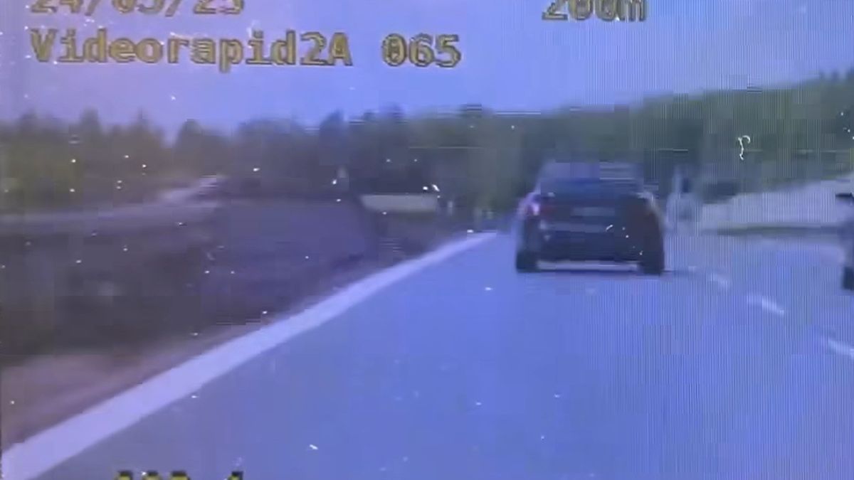 Pirat drogowy w BMW złapany przez policję