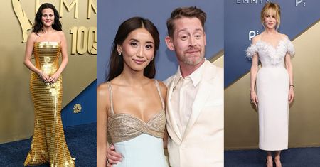 Emmy 2026. Zatrzęsienie gwiazd na rozdaniu nagród: złota Selena Gomez, Nicole Kidman w bieli i Macaulay Culkin z Brendą Song (ZDJĘCIA)