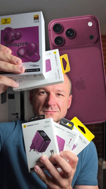Baseus sypnął akcesoriami do iPhone'a 18 Pro. Ten kolor to nie przypadek