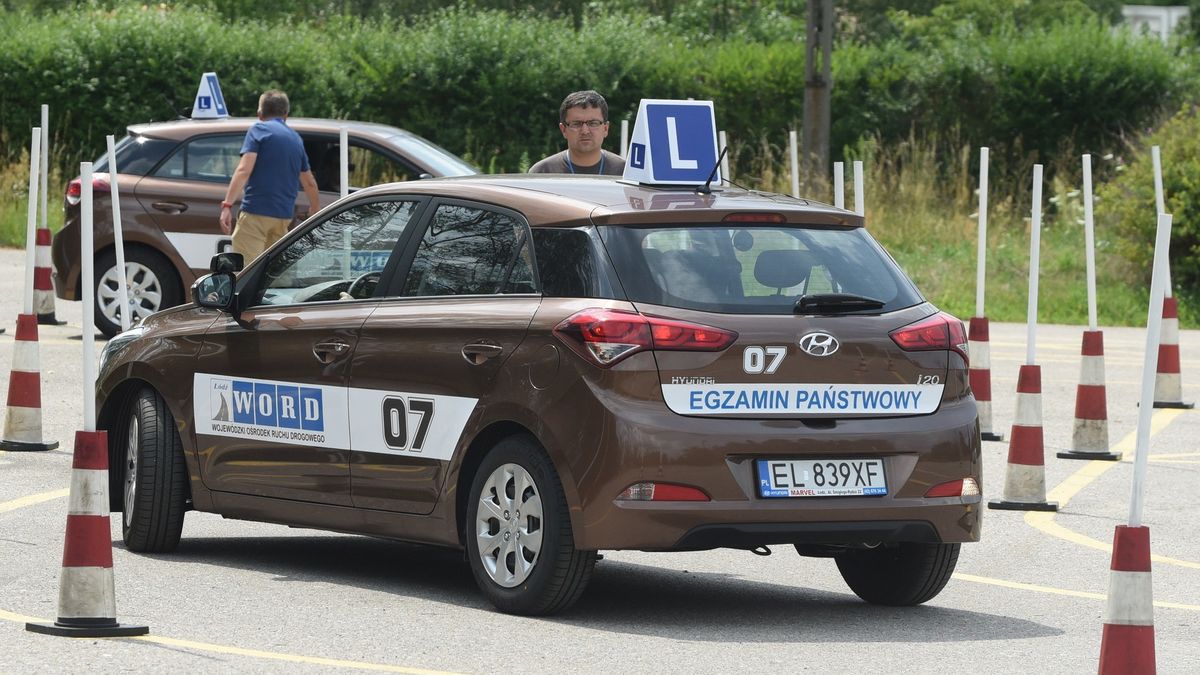 Co WORD, to obyczaj. Niektórzy zdający mogą wspomagać się kamerą cofania, inni nie.