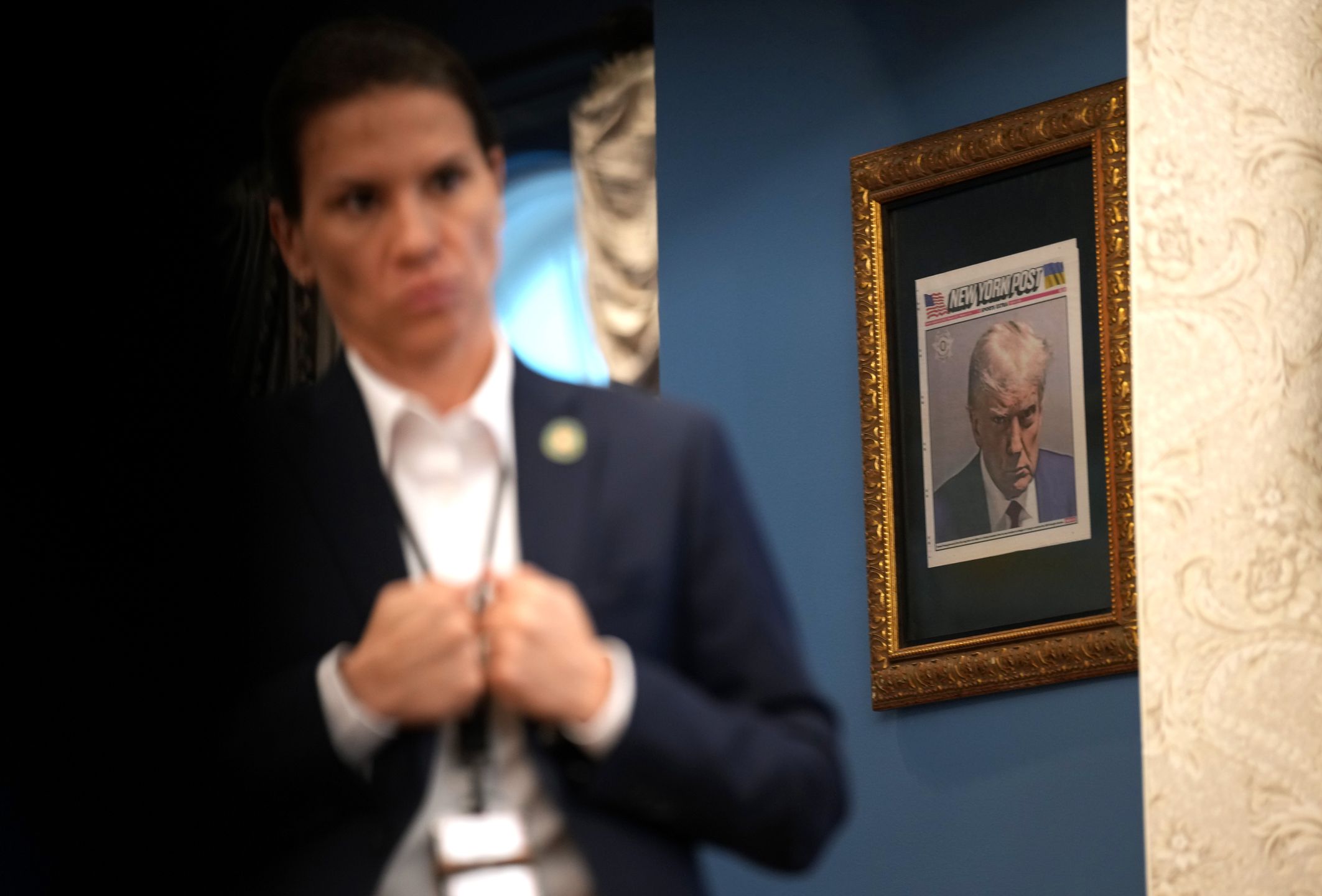 Takie zdjęcie wisi w Białym Domu