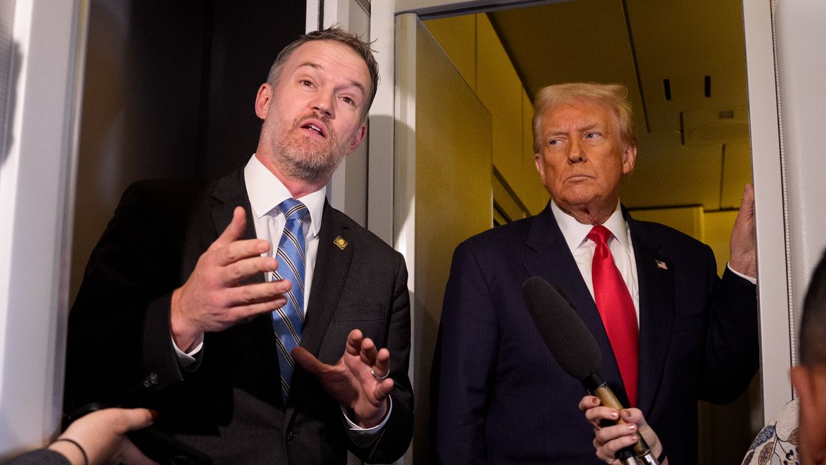 Jamieson Greer i prezydent Donald Trump