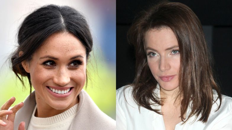 Meghan Markle i Anna Dereszowska