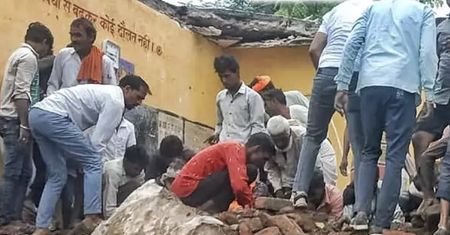 Tragedia w Indiach. Zawalił się dach szkoły, są ranne i zabite dzieci