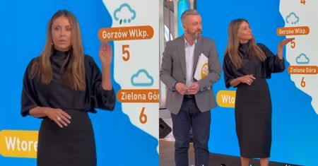 Małgorzata Rozenek sprawdziła się w "DD TVN" w roli POGODYNKI! Krzysztof Skórzyński musiał interweniować (FOTO)