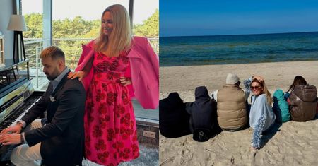 Agnieszka Hyży relacjonuje rodzinną Wielkanoc nad morzem. Pokazała WSZYSTKIE DZIECI
