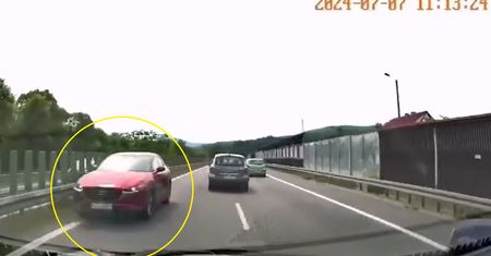 Sceny grozy pod Pcimiem. Jechała Zakopianką w środku wakacji pod prąd