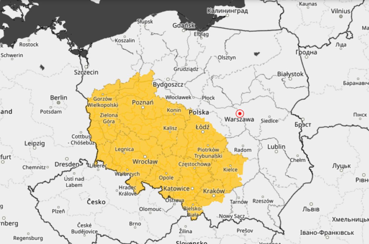 Da się we znaki mieszkańcom południowo-zachodniej Polski. IMGW ostrzega