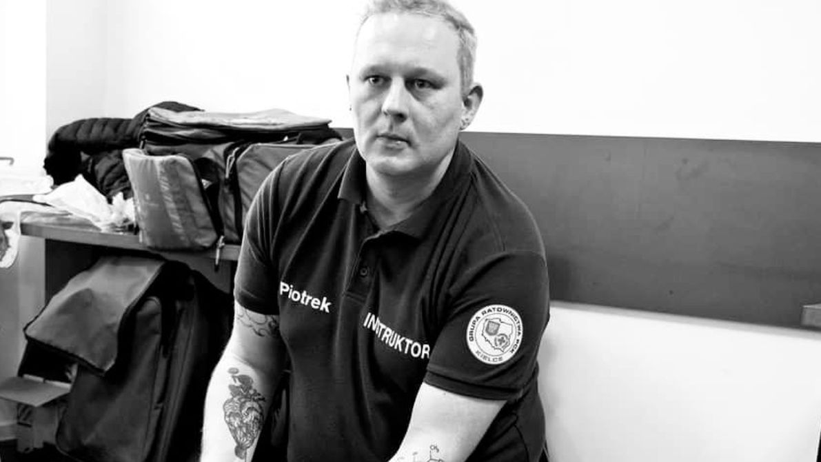 Ratownik Piotr Miernecki miał 34 lata