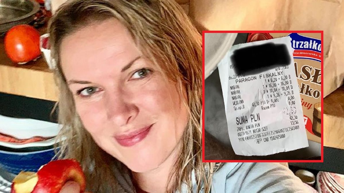 Oburzona blogerka pokazała paragon. "Nie wiem, jak ludzie z najniższą krajową mają przetrwać"
