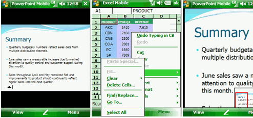 Porównanie pakietów biurowych dla telefonów 4