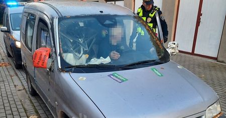 Strażnicy nie dowierzali. Kierowca szykował się do jazdy