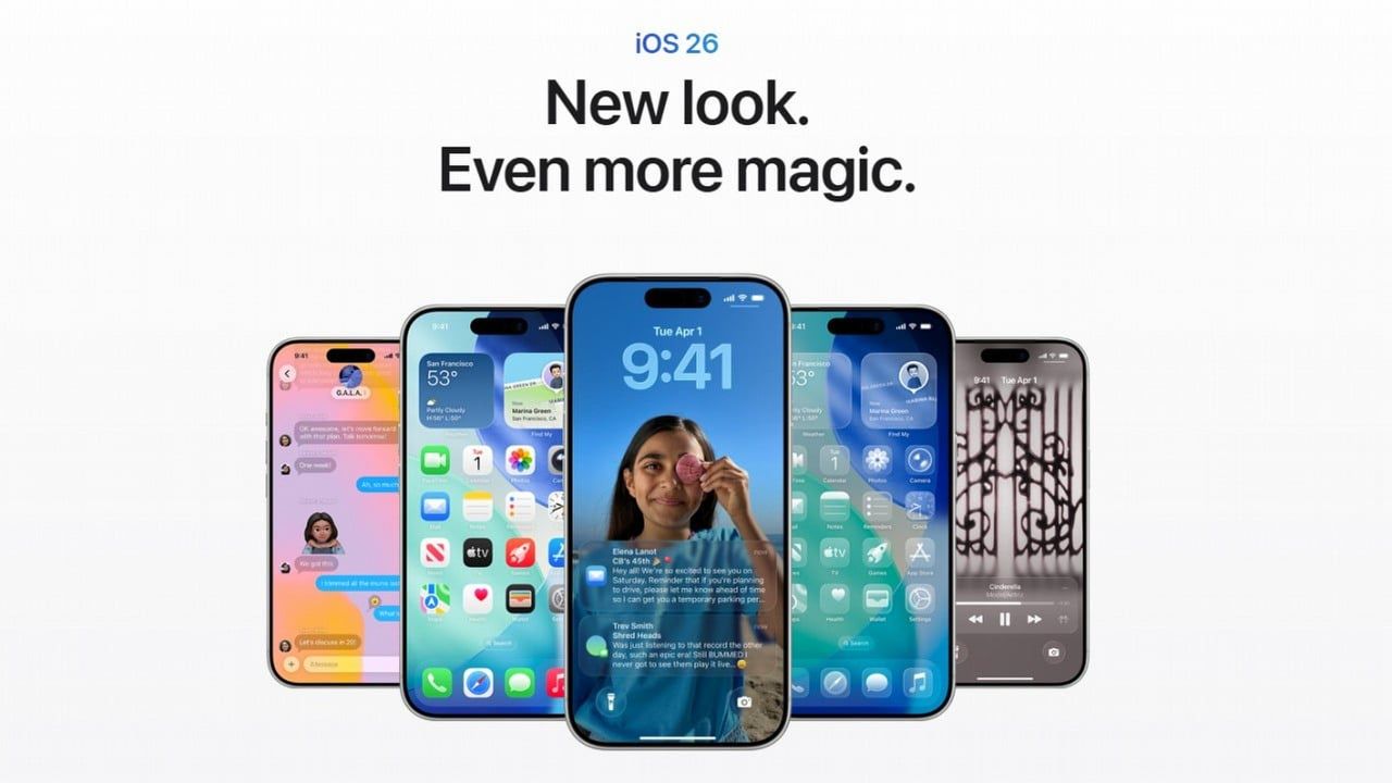 iOS 26 można już pobierać. Liquid Glass pojawi się na prawie 30 modelach iPhone'ów