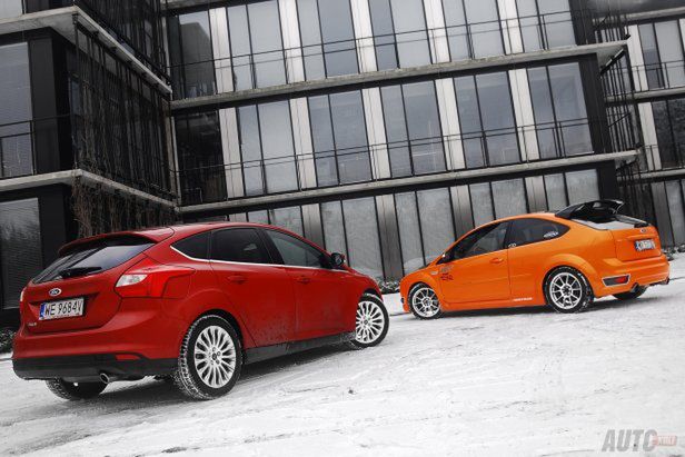 Ford Focus ST MK2 & Ford Focus 1,6 EcoBoost Titanium MK3 – rodzinne spotkanie [test autokult.pl]