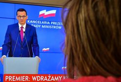 Konferencja premiera Mateusza Morawieckiego i ministra zdrowia Łukasza Szumowskiego