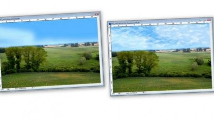 Photoshop: trochę lepsze chmury 1