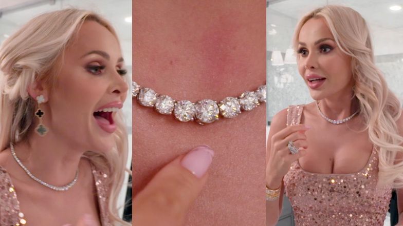 "Żony Miami". Sylwia Graff otrzymuje diamentowy naszyjnik