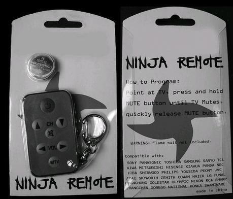 Ninja Remote zmienia kanały TV z ukrycia