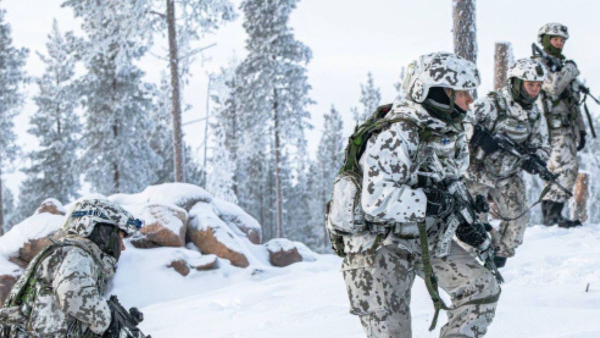 Finlandia. 40 poborowych z odmrożeniami. Ćwiczyli przy -34 st. C