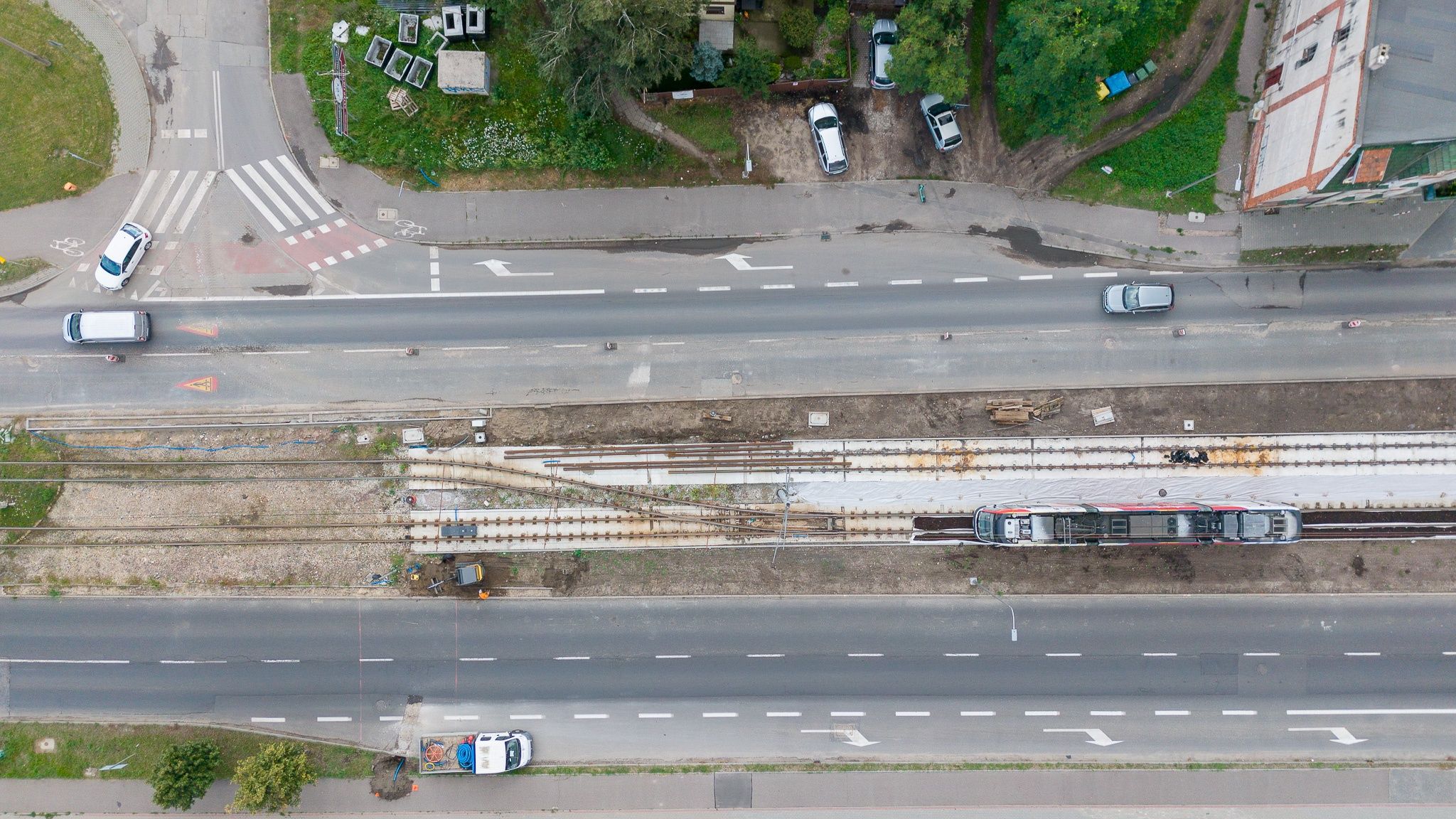 Trwają prace na torowisku na ul. Kościuszki
