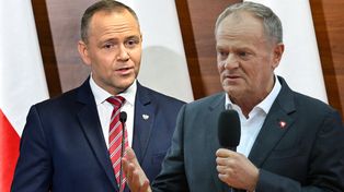 "I po co było rumakować?". Tusk puszcza oko i kpi z Nawrockiego