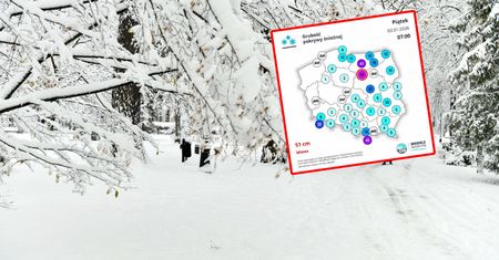 Mława polskim biegunem zimna. 51 cm śniegu, a będzie jeszcze więcej