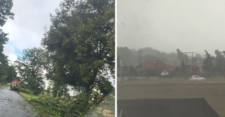 W Wielkopolsce przeszła trąba powietrzna. Na wyspie utknęły dzieci