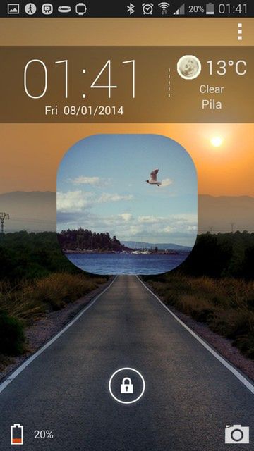 Galaxy Photo Screen Lock