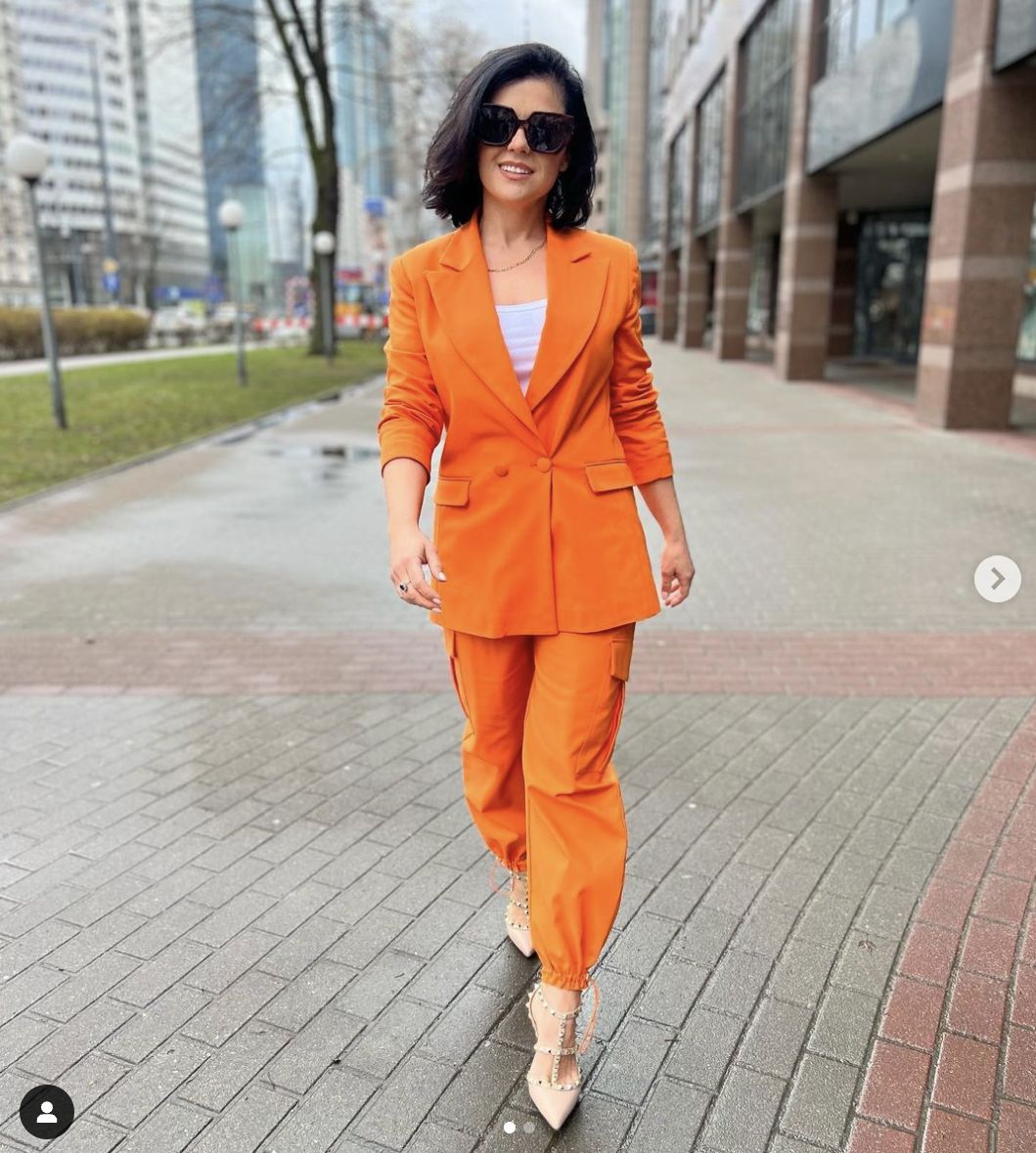 Modnisia Katarzyna Cichopek lansuje modowe trendy na wiosnę
