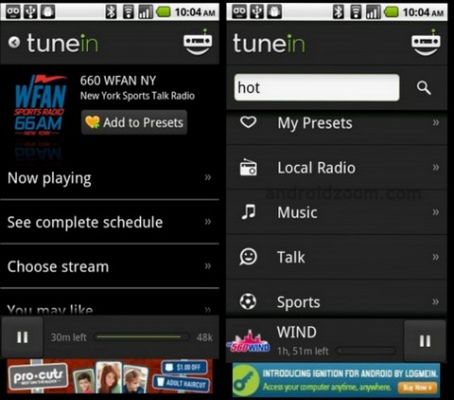 Nie szukaj już radia internetowego dla Androida, jest TuneIn Radio! 5