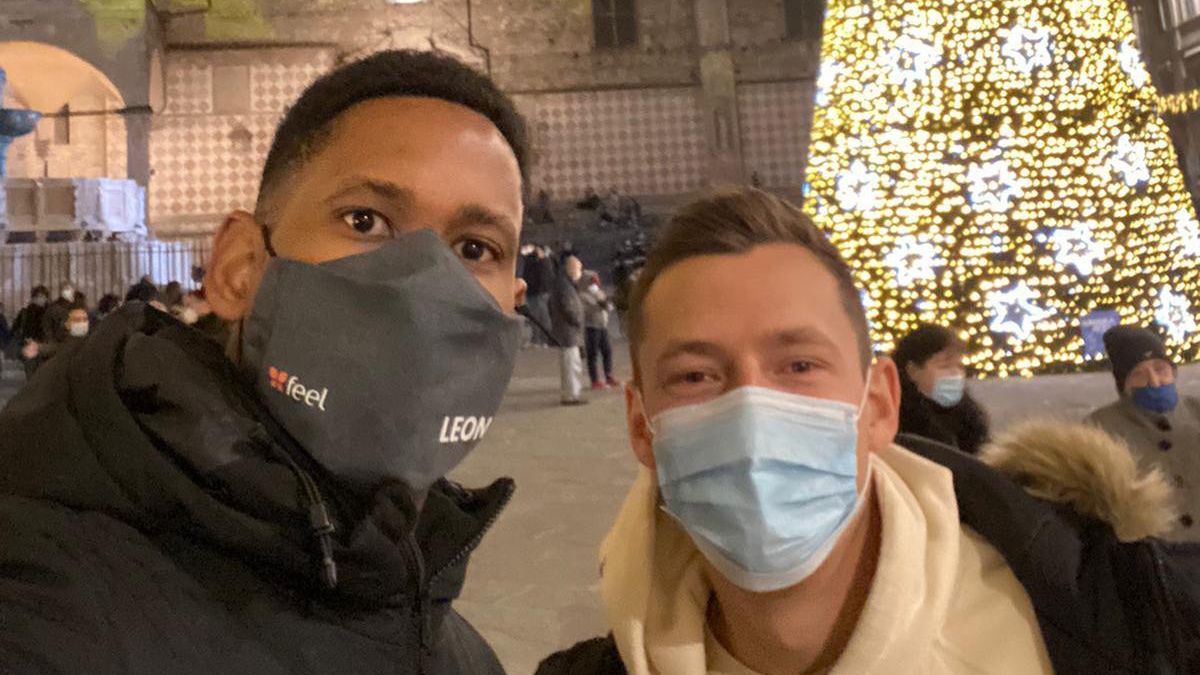 Wilfredo Leon w świątecznym klimacie